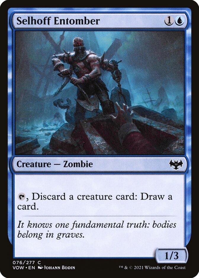 MTG Magic the Gathering Selhoff Entomber (76/596) Innistrad Crimson Vow NM