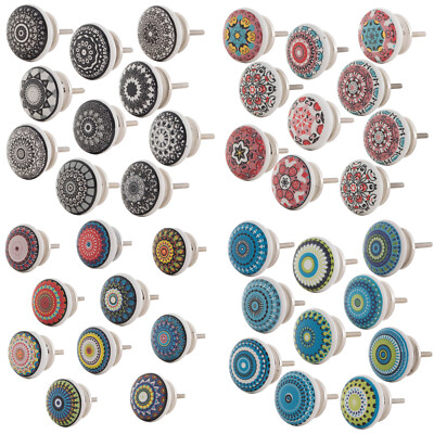 10 X Möbelknopf Knöpfe Möbelgriffe Knauf Knopf Schrank Weiß Set Spirit Serie TOP