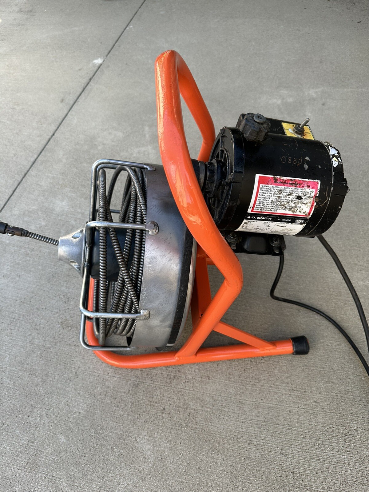 General Drain Cleaner Mini Rooter Electric Drain Snake With 3/8” X 75