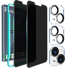 2 Protector De Pantalla Cristal Vidrio Templado Para Iphone 14, Iphone 13 6.1"