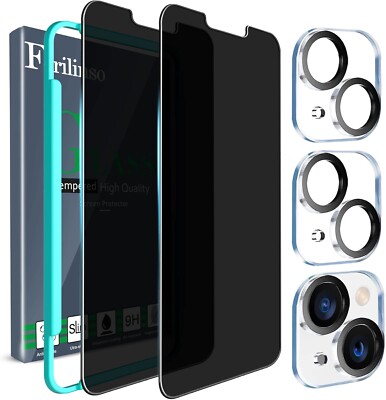 2 Protector De Pantalla Cristal Vidrio Templado Para Iphone 14, Iphone 13 6.1''