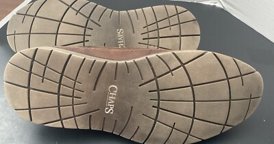 Men’s NIB New Chaps Dress Shoes Lipscomb Tan Brown Size 11W Chaps Mens Leather Lipscomb Dress/Casual Memory Foam Shoes  main image 4