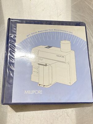 Millipore AFS 300 Water Purification System With VHS - Users Guide / Manual