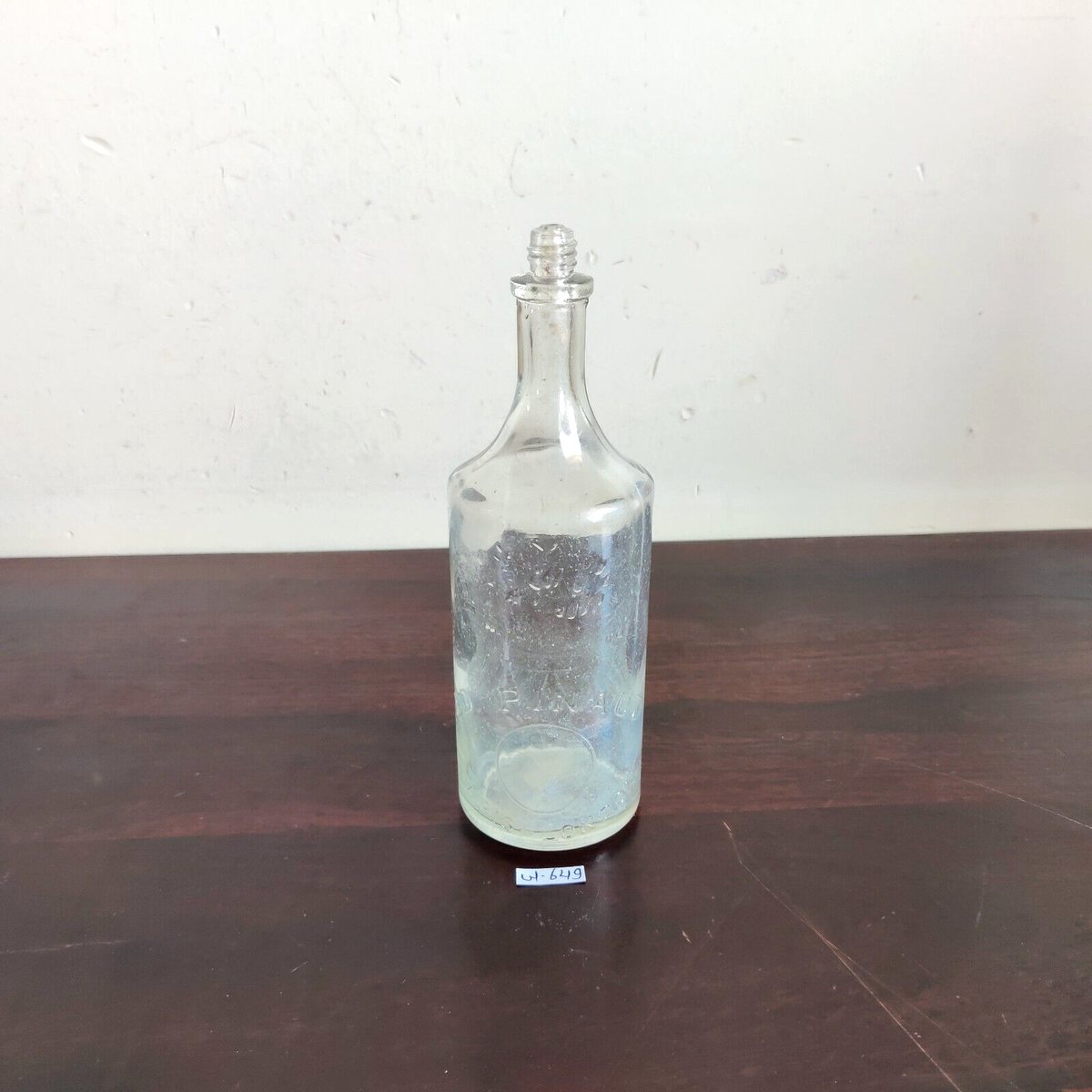 1930 Vintage Old Ed Pinaud Clear Glass Perfume Bottle Rare