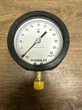 Weksler,AA142PE2LWXX,Pressure Gauge 0-60 PSIG