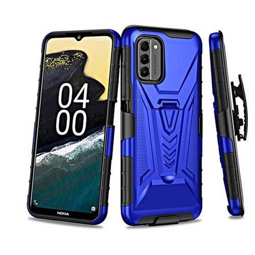 for Nokia G400 5G Case Transform Armor Kickstand Holster Cover+PryTool - Picture 4 of 5