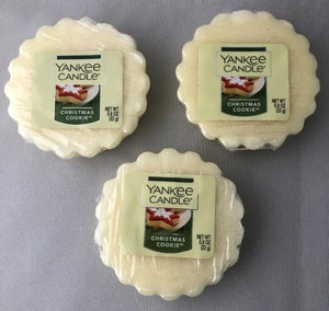 Yankee Candle Christmas Cookie Lot Of 3 Tarts Wax Melts Holiday Scented 609032060411 Ebay