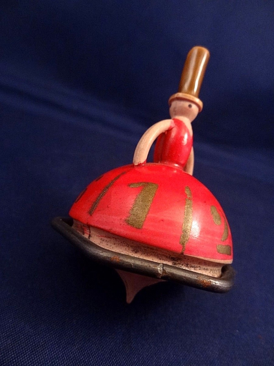 Ancienne Toupie Mécanique Danseuse – Comptoir Café – SIC (Société Industrielle Du Celluloïd) – 1920