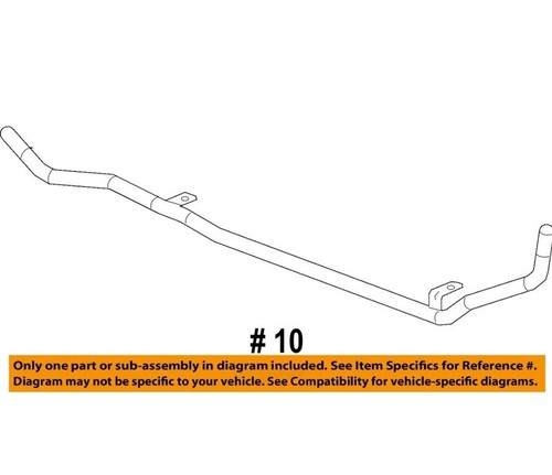 Cadillac GM New OEM 14-18 Coolant Hose Pipe 22797750 - Picture 3 of 3