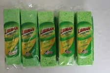5 pk Libman Scrubster Mop Refill, Easy Change Snap-on Refill Super Absorbent NEW