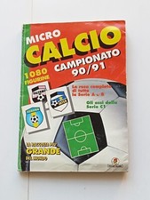 Album figurine Vallardi MICRO CALCIO Campionato 90-91 COMPLETO