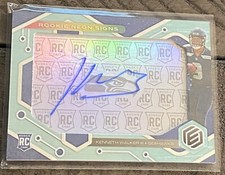 Kenneth Walker III 2022 Panini Elements Rookie Neon Signs Blue RC Auto /25!