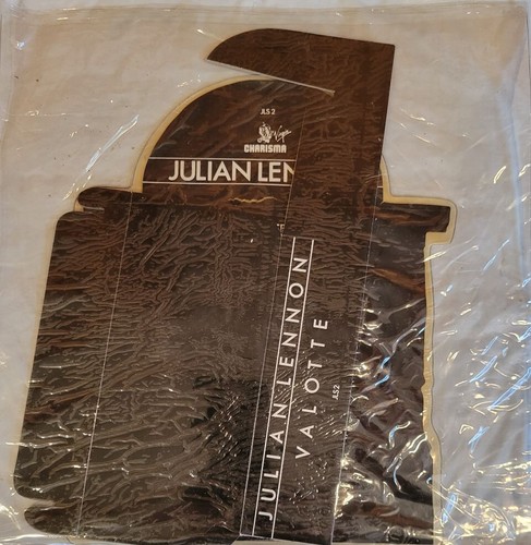 Julian Lennon Vallotte shaped picture disc w/ plynth 1984 SEALED - Picture 2 of 2