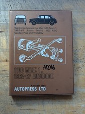 Austin Morris MG Riley Wolseley 1100 1962-1967 Workshop Manual