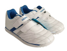 BNWT Older Boys Size 2 Donnay Chester White Hook And Loop Casual Sports Shoes