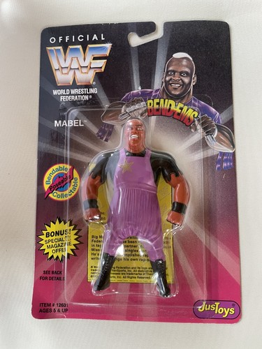 1995 Official WWF Bend-Ems Mabel Collectible Benda...