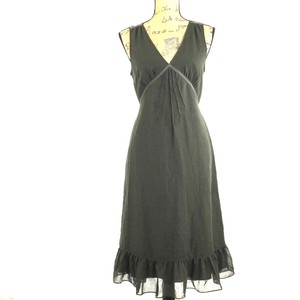 banana republic olive green dress