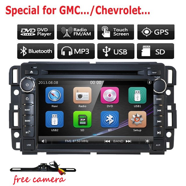 Car Stereo DVD Player GPS Navigation fit GMC Yukon Acadia Chevy 2007