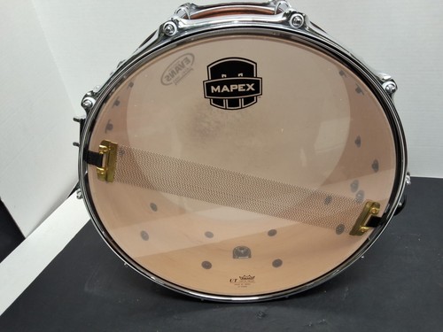 Mapex Exterminator Walnut / Birch 14” X 6.5“ Snare Drum w/STAGG Case - Picture 9 of 9