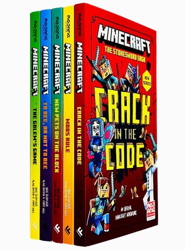 Minecraft Stonesword Saga Series by Nick Eliopulos 5 Books Set - Ages 7-10- PB