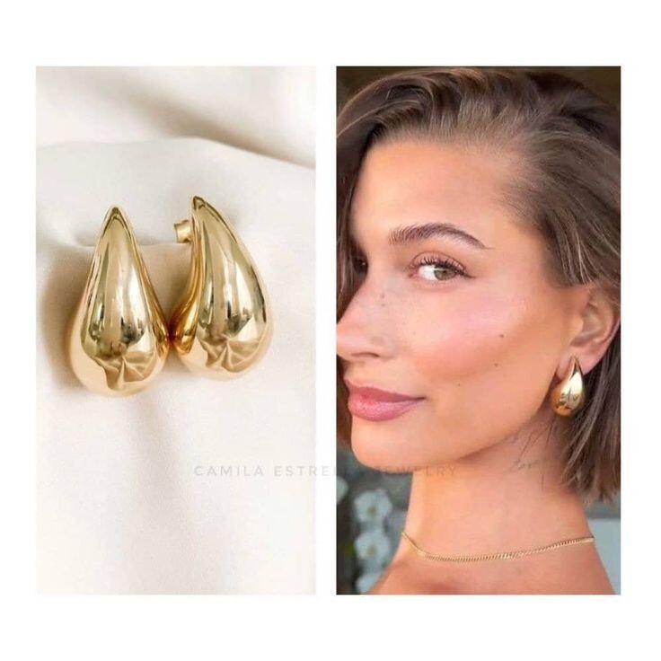 [Golden dew] 韓国☆18K Gold☆Venoa 3 Earrings Golden dew] 韓国☆18K Gold☆Venoa 3 Earrings