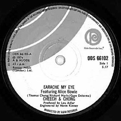 Cheech & Chong - Earache My Eye (7'', Single)