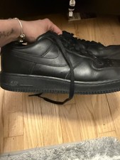 Nike Air Force 1 Low '07 Triple Black Mens Black Sports Sneaker CW2288-001