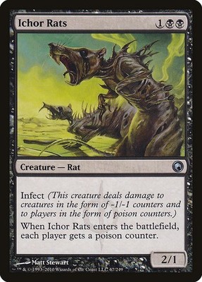 Ichor Rats NonFoil Scars of Mirrodin 67 NM MTG