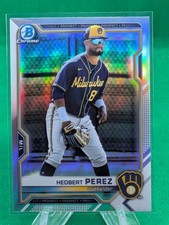 Hedbert Perez 2021 Bowman Draft Chrome  #BDC-97 Refractor