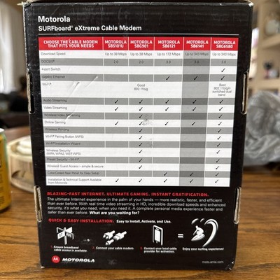 ARRIS SURFboard SB6141 Docsis 3.0 Cable Modem