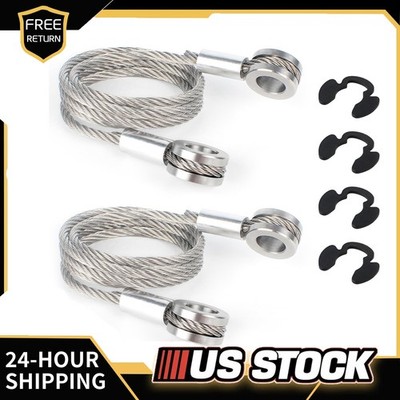 For Peterbilt 379 377 357 Hood Restraint Cable Assembly OEM# L92-6000-0718 Pair