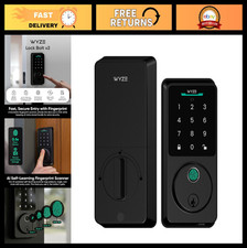 Smart Keyless Entry Door Lock, Fingerprint  Wi-Fi Deadbolt, Auto-Lock, 8-Month