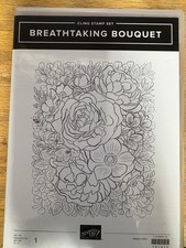 Stampin Up Breathtaking Bouquet stamp set of 1, retired