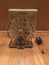 Mr. Christmas Gold Label Collection World's Fair Ferris Wheel WORKING READ