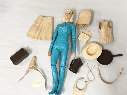 1960s MARX JOHNNY WEST JANE WEST AND ACCESSORIES LOT #24