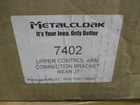 Metalcloak 7402 Jeep JT Gladiator Rear Upper Control Arm Correction Bracket
