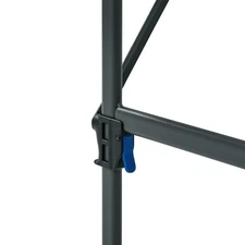 Mainstays Black 8 Foot Easy Fold Folding Plastic Table, Heavy Duty, Indoor Outdo