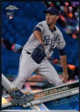 Matt Strahm 2017 Topps Chrome Sapphire Edition #274 RC /250 Royals