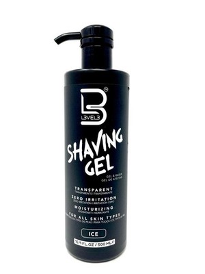 L3VEL3 Shaving Gel Ice 16.9 fl.oz