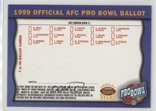 1998 Topps Stars Ballot Cards AFC Center #7 g0h