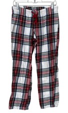 Old Navy Flannel Pajama Pants Womens S Multicolor Plaid Drawstring Waist