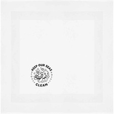 'Keep Our Sea Clean' Cotton Napkin / Dinner Cloth (NK00043677)