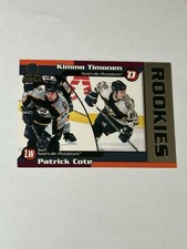 1998-99 Pacific Omega - Kimmo Timonen, Patrick Cote #134 Rookie Card Predators