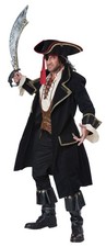 Deluxe Pirate Captain Costume For Adult Men 01397 Outfit