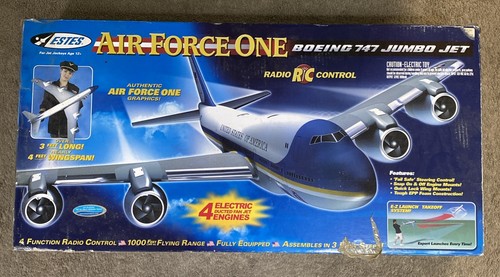 For Parts! Untested - Estes Air Force One Boeing 747 Jumbo Jet - Sold As Is