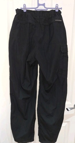 Craghoppers Kiwi Clásico II Informal Caminar Senderismo Carga Pantalones Negros Talla 32 - Imagen 7 de 16