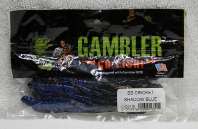 Gambler Go Fish BB Cricket Shadow Blue 12 ct