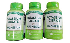 3pk Nature's Truth Potassium Citrate  Magnesium 90 Capsules Each, 01/2026, H440