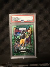 2023 Panini Prizm Rookies Keeanu Benton #387 Green Scope Prizm /75 (RC)