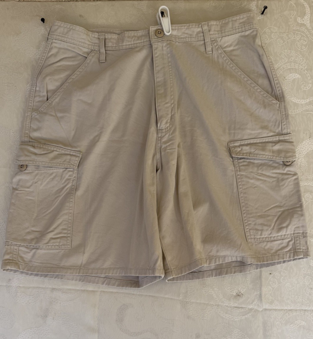 Vintage Ralph Lauren Polo Jeans Cargo Shorts Mens 36 Khaki Cargo Shorts Cotton